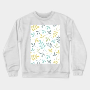 Assorted Leaf Silhouettes Color Mix Crewneck Sweatshirt